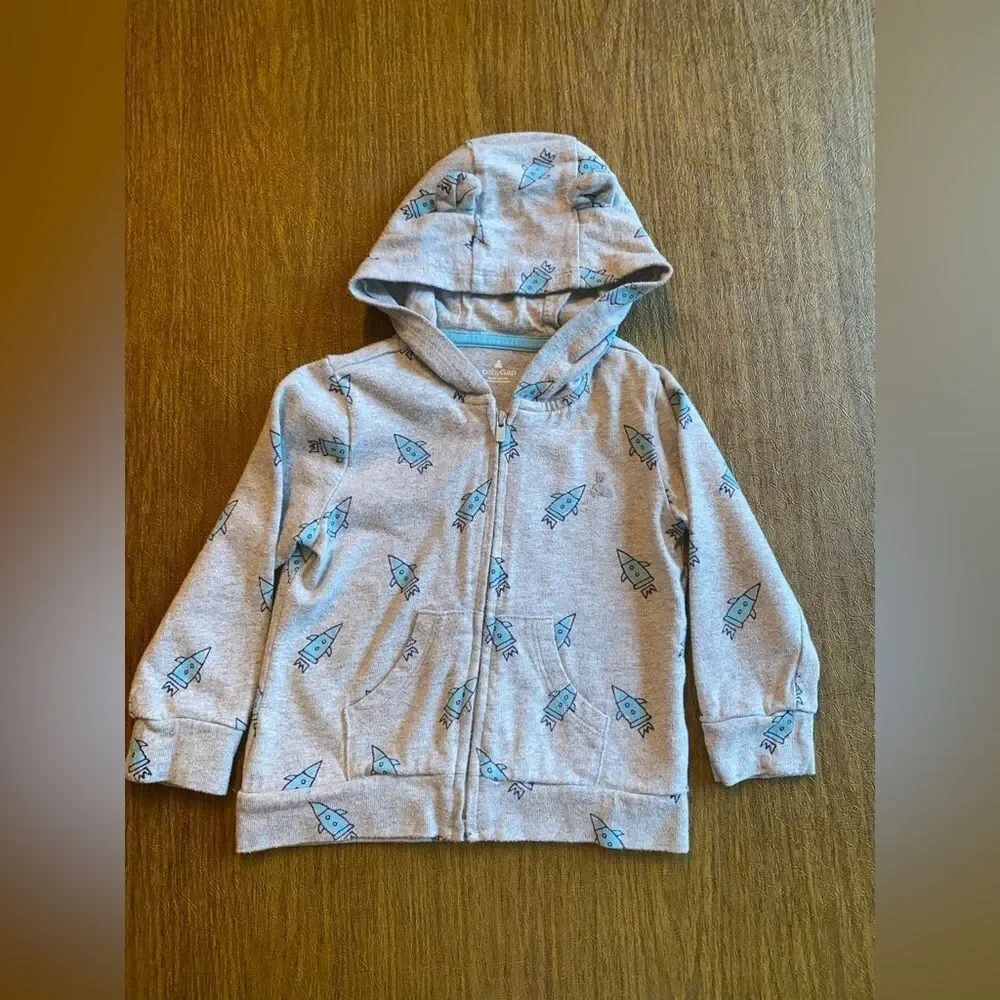 Gap zip up hoodie size 18-24 months